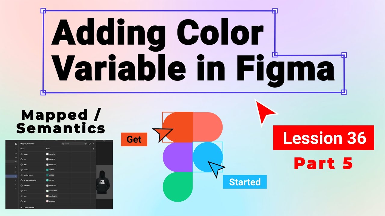 Adding Mapped Colors in Figma Variable | Part 5 | Lesson 36 | Figma Tutorial For Beginners in Hindi