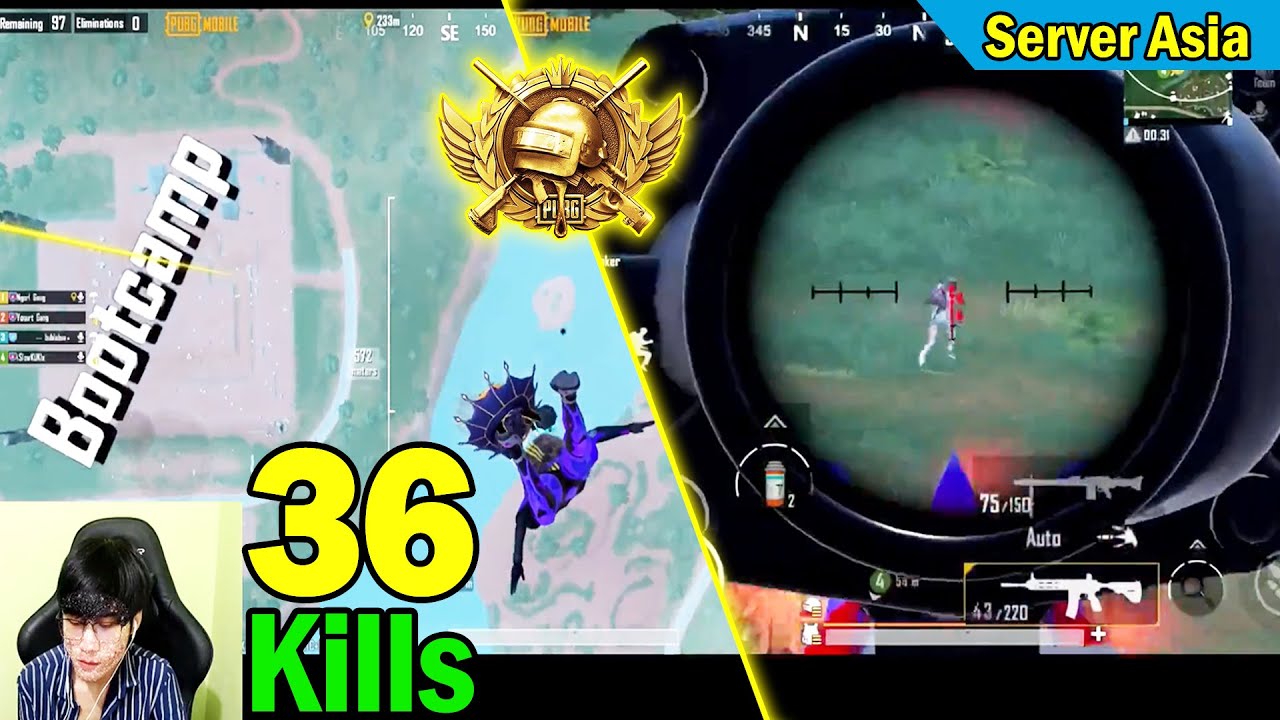 OMG 36 Kills Map Sanhok in Bootcamp Winner Winner | PUBG Mobile Cambodia