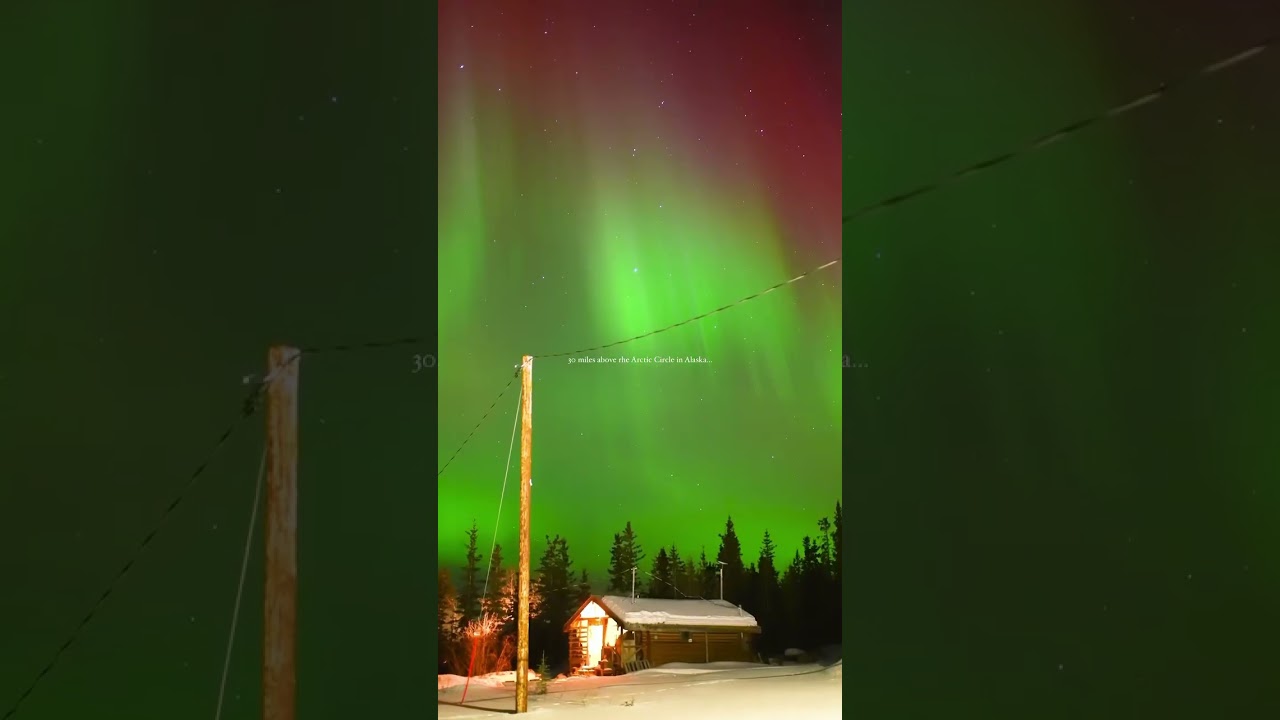 30 miles above the Arctic Circle in Alaska&hellip;