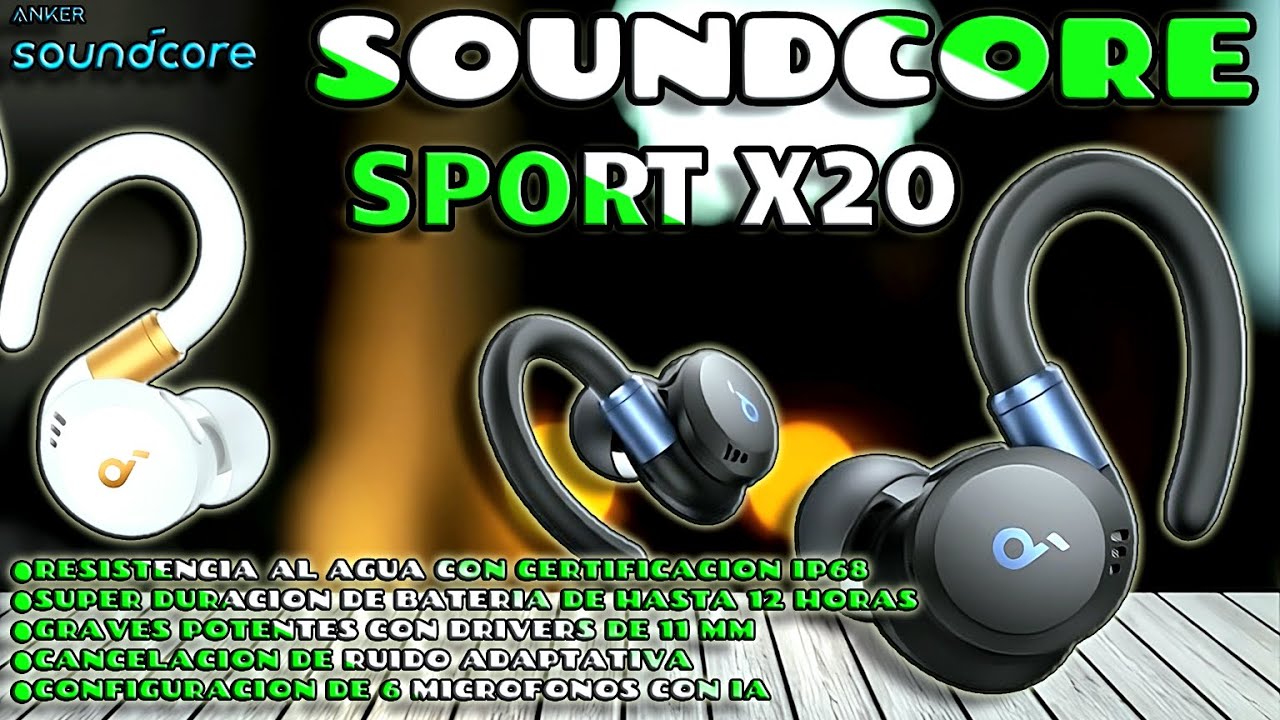 Estos si son AUDIFONOS DEPORTIVOS // SOUNDCORE sport X20 BY ANKER