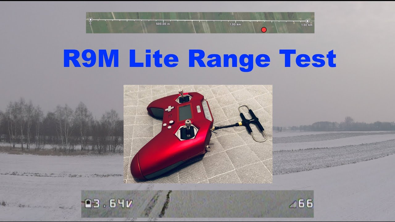 FrSky X-Lite R9M Lite Range Test - 1.5km but.. no return