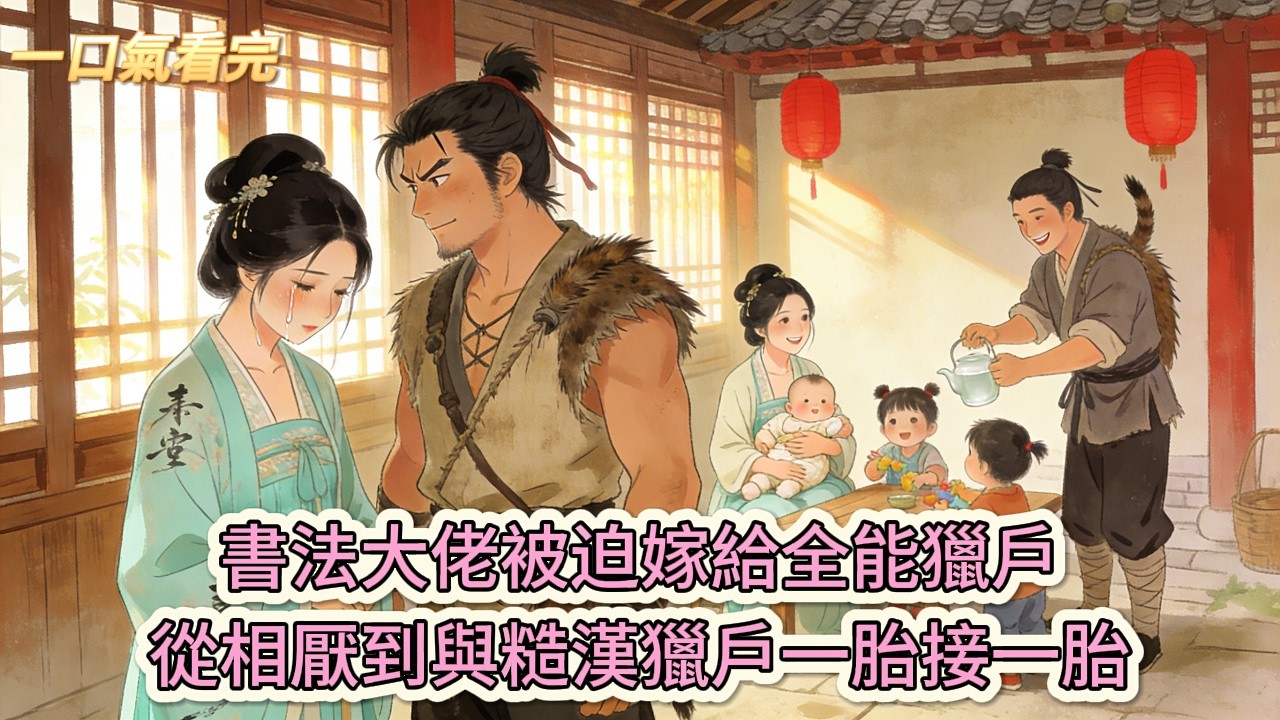 完结小说💕《不得了，坑來的獵戶寵我無度》書法大佬被迫嫁給全能獵戶，從相厭到與糙漢獵戶一胎接一胎#推文 #小说 #悠悠书屋