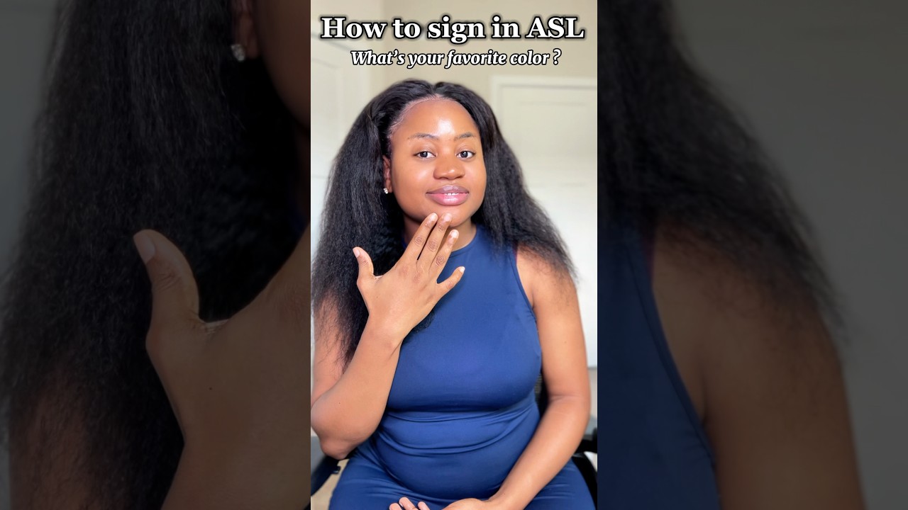 Как написать &laquo;какой твой любимый цвет&raquo; на #asl