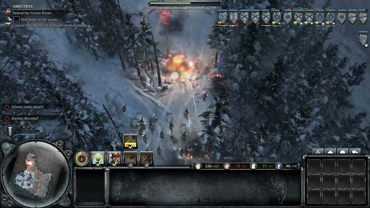 Company of Heroes 2: Ardennes Assault Mission 1 - Elsenborn Ridge