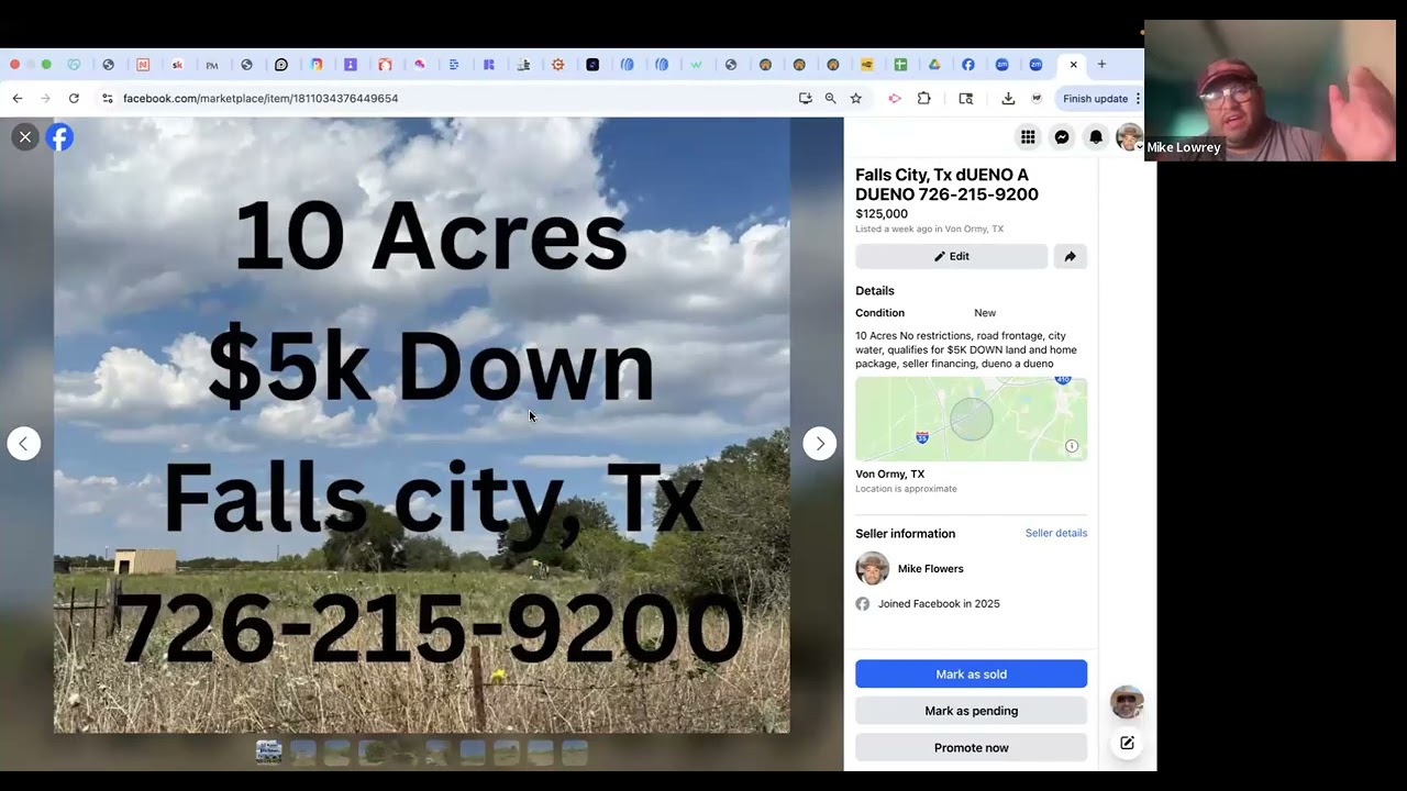 How To Sell Land On Facebook Marketplace