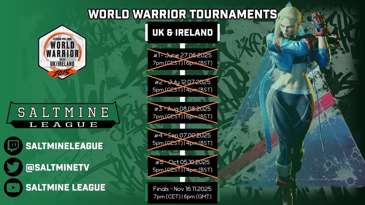 SF6 Saltmine League - Capcom Pro Tour World Warrior 2025 - UK & Ireland Final
