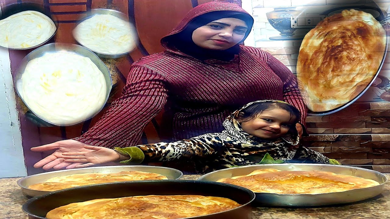 اسهل طريقه لعمل الفطير في البيت مورق وطري بدون مجهود