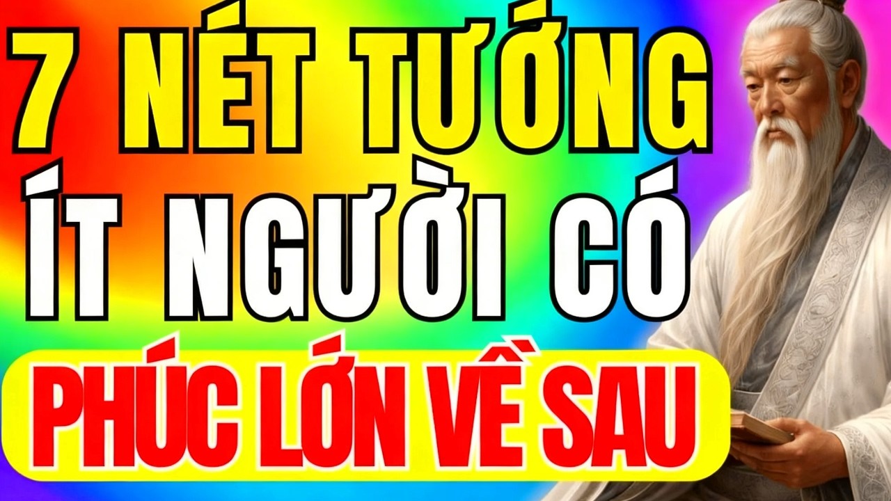 Cổ Nhân Chỉ Ra: 7 Nét Tướng Hiếm Gặp Gắn Với Hậu Vận Phúc Lớn