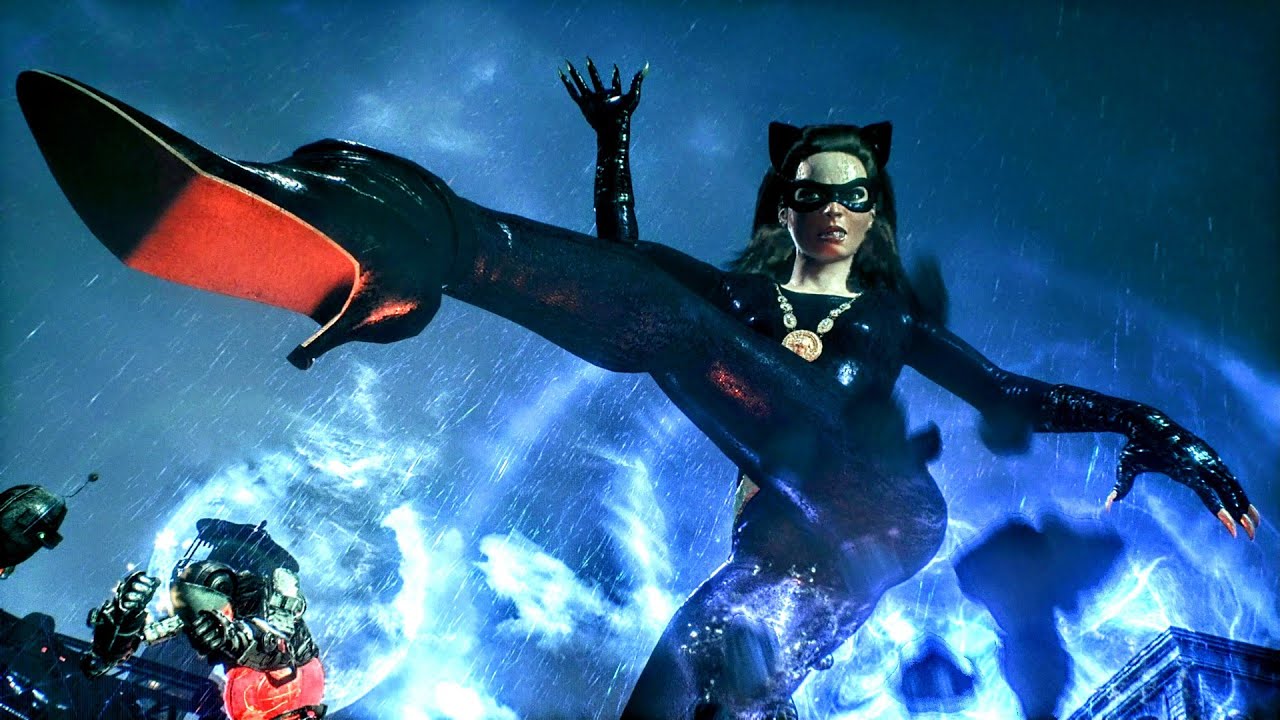 BAK CATWOMAN ⭐⭐⭐+7 *PERFECTx90* 'Cats Conundrum' AR Challenge Arkham Knight