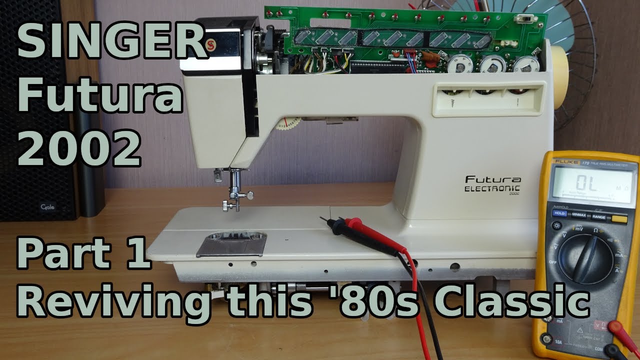 Reviving this '80s Classic Singer Futura Electronic 2002 - Part 1