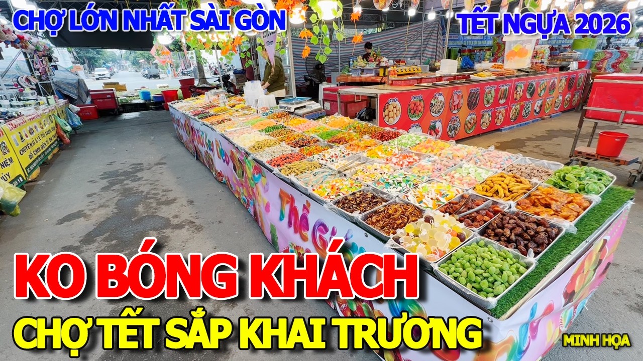 HỒI HỘP - CHỢ HOA TẾT LỚN NHẤT SÀI GÒN SẮP KHAI TRƯƠNG - LÈO TÈO KHÁCH VÃNG LAI SHOPPING KHU ĂN NHẬU