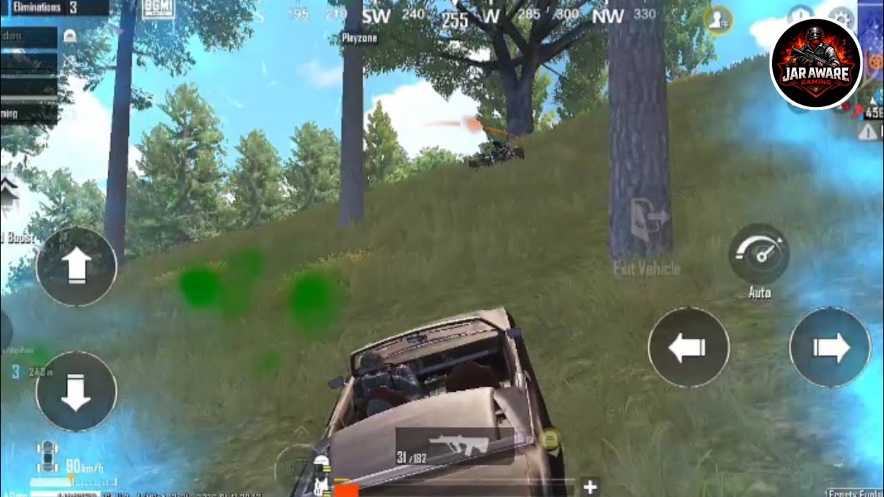 Car Rush Kill 😱 | BGMI High Speed Vehicle Fight 🔥 | Jaraware Gaming