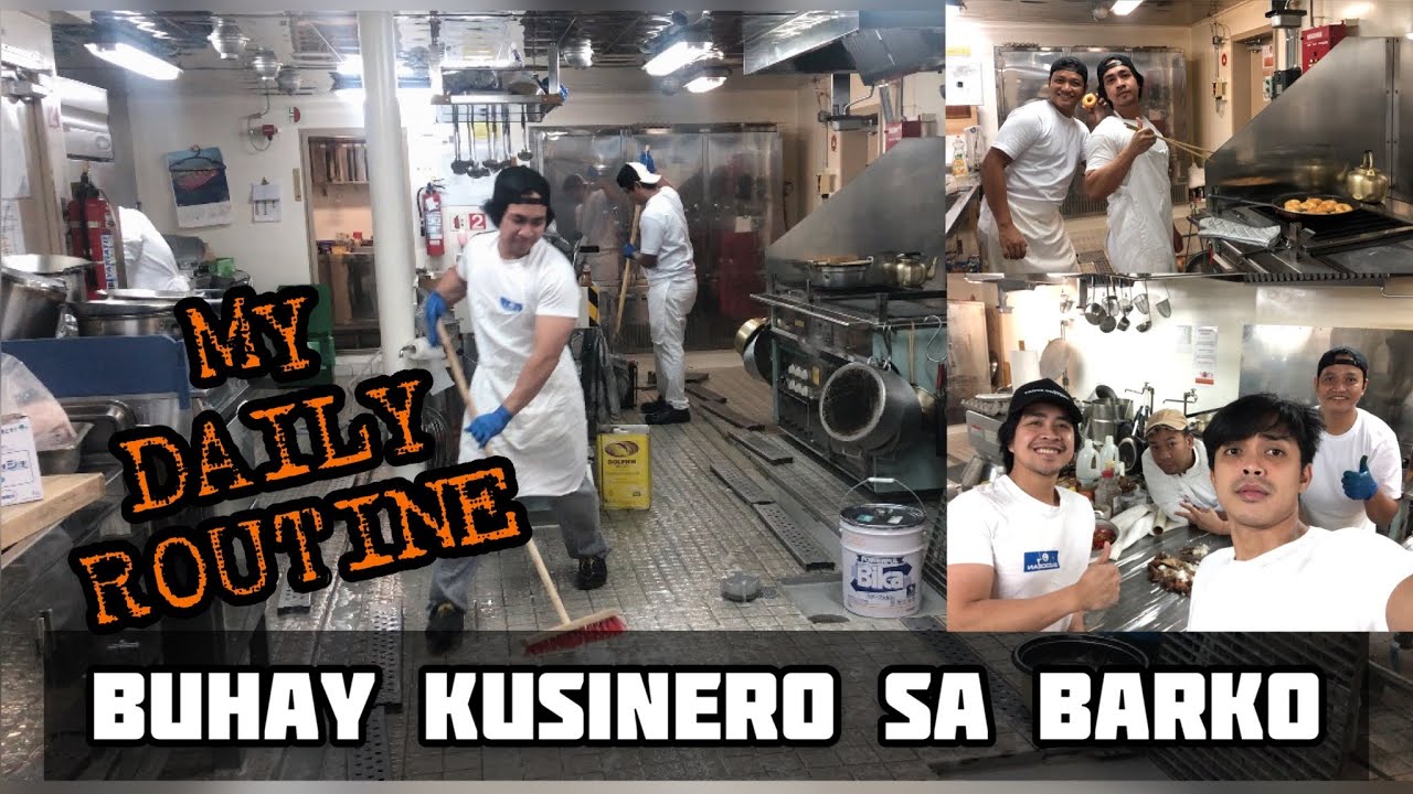 A day in my life as SHIP's COOK | Erwin Alvarez