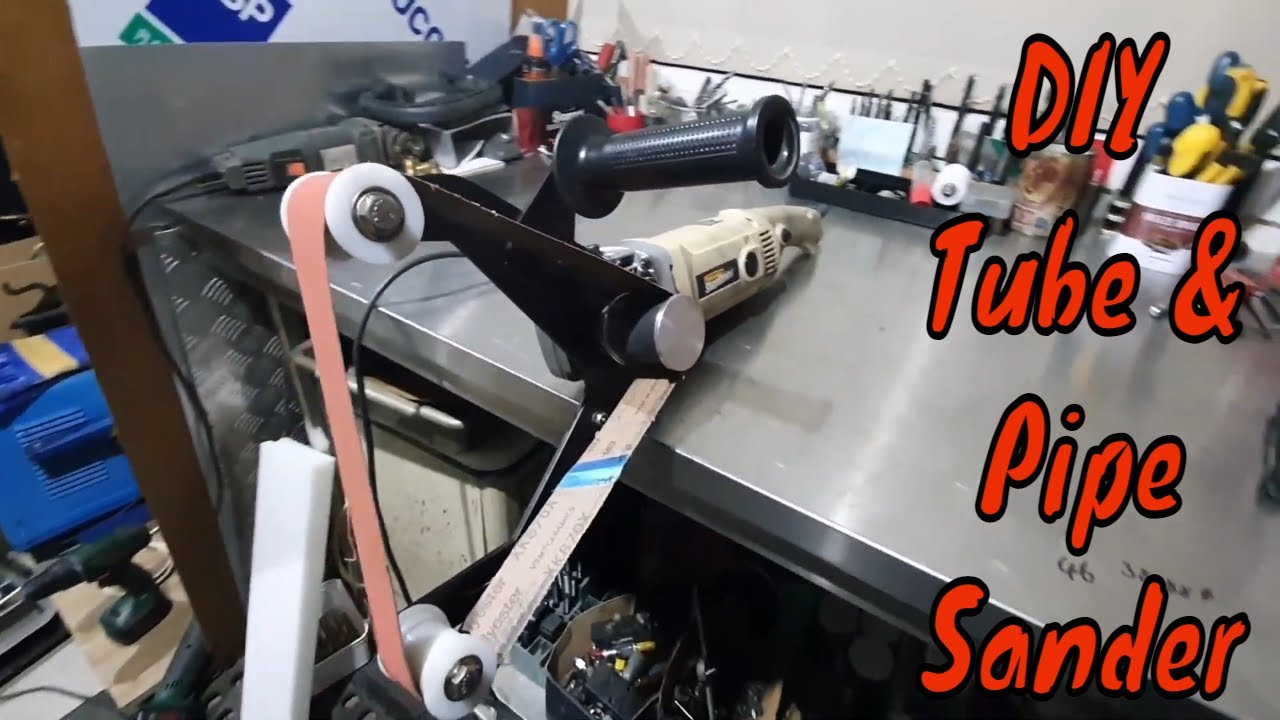 #85 - DIY Angle Grinder Tube/Pipe Sander Attachment - Tube/Pipe Polisher