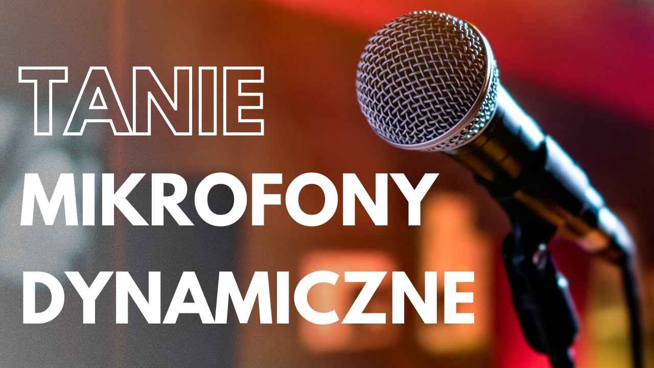 SHURE PG48, SHURE PG58, AXMAN 75155 - Tani mikrofon dynamiczny do wokalu. Jaki interfejs audio USB.
