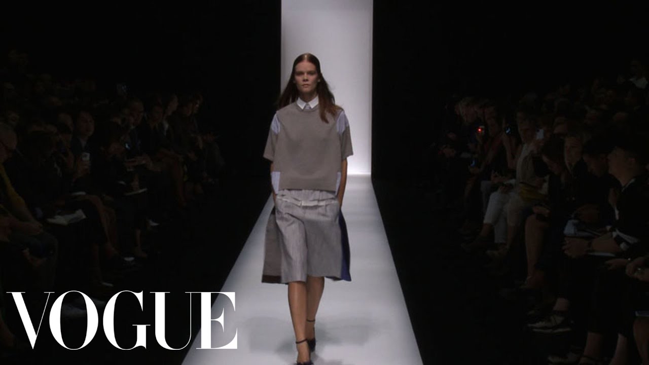 Sacai Ready to Wear Spring 2013 Vogue Fashion Week Runway Show