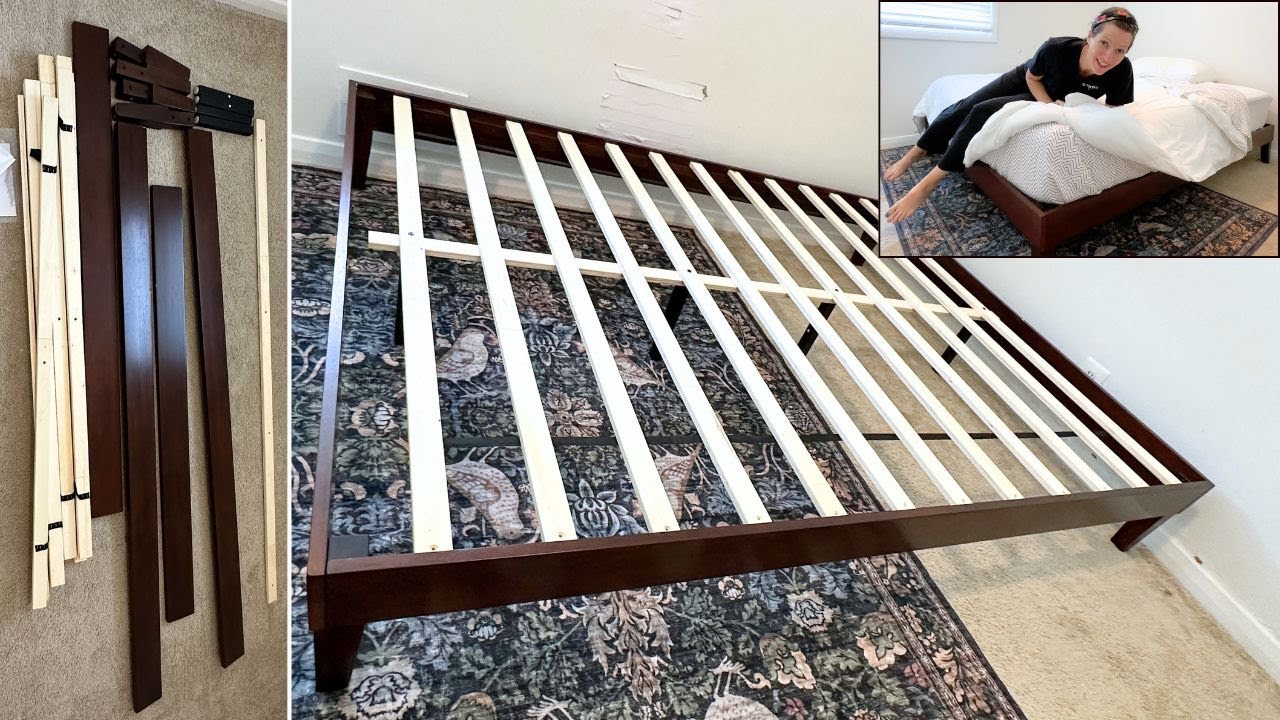 Yaheetech Solid Wood Platform Bed | Full Assembly + Review