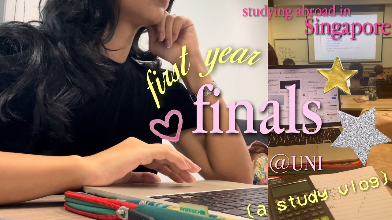 Finals week as an Indian international student in Singapore ⭐️