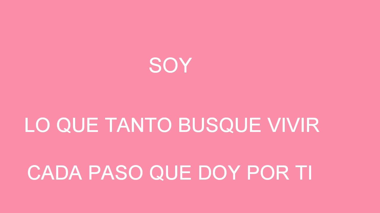 Soy - Lali Esposito (lyrics)