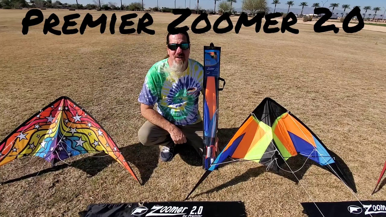 New Premier Kites and Designs Zoomer 2.0 Stunt Kite