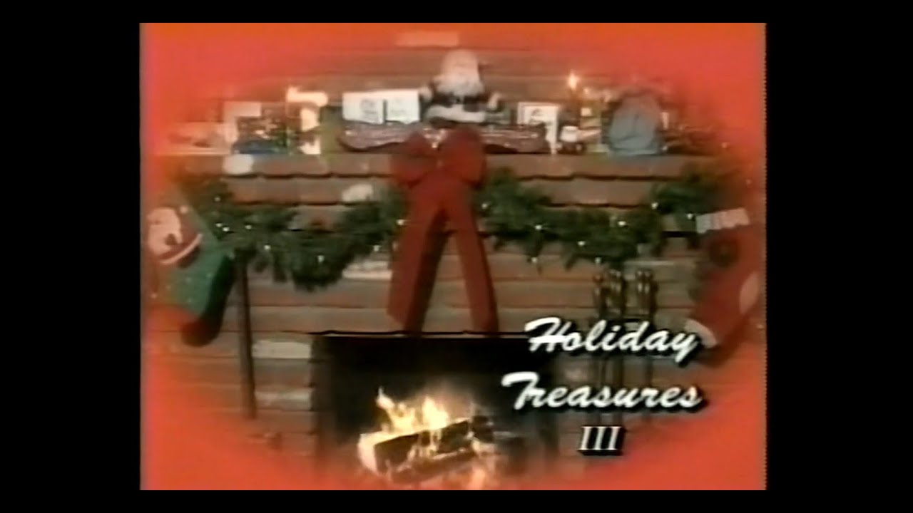 Christmas: Holiday Treasures Vol. 3 (Suncoast Video VHS mood tape, December 1993)