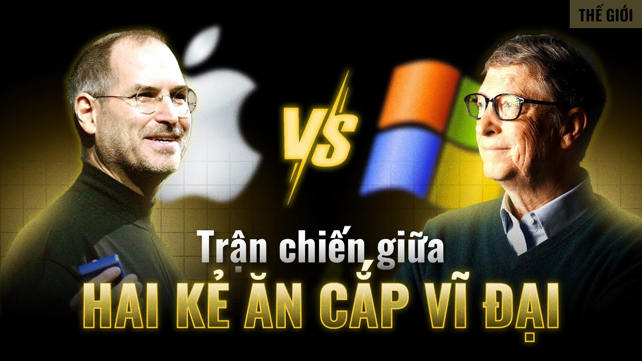 Steve Jobs v&agrave; Bill Gates: từ BẠN H&Oacute;A TH&Ugrave;, rồi từ TH&Ugrave; TH&Agrave;NH HUYỀN THOẠI | Đức Thịnh | Thế Giới