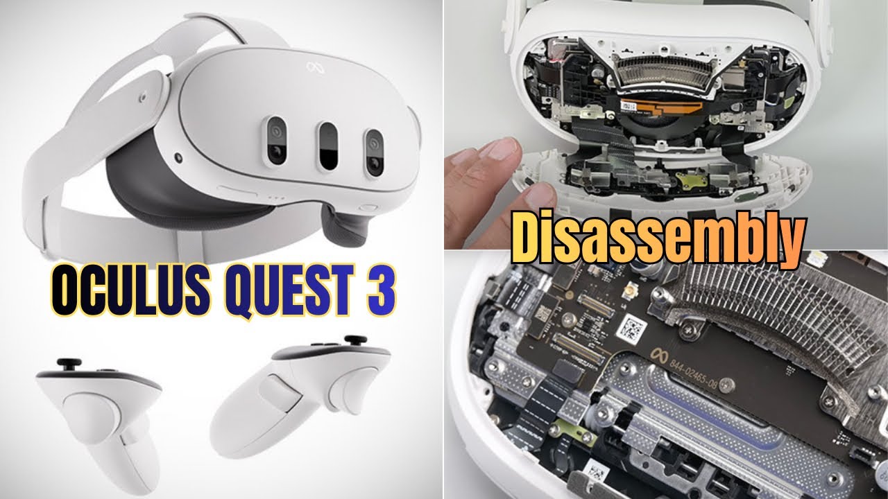 Oculus Quest 3 Full Disassembly! Hidden Parts & Build Quality Revealed||@PJDGRepairHub ||