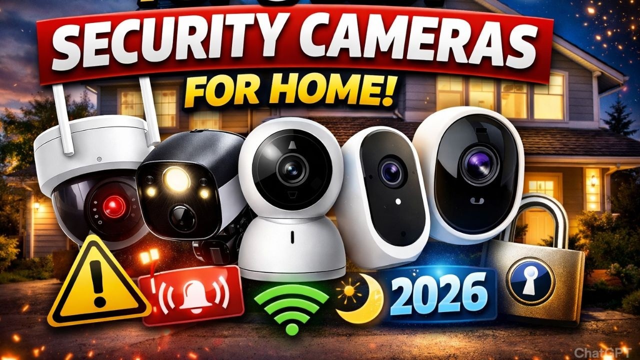 Top 5 Best Security Cameras for Home 2026 🔐 | Ultimate Buying Guide
