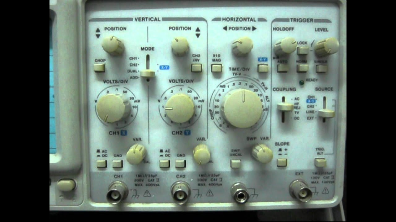 OSCILLOSCOPE (AMACC ECEG06)
