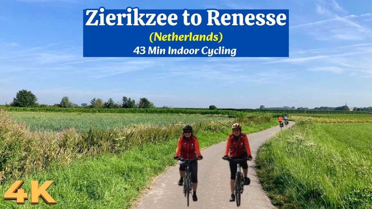 Indoor Cycling: Zierikzee to Renesse 🇳🇱 | Scenic Netherlands Ride 4K