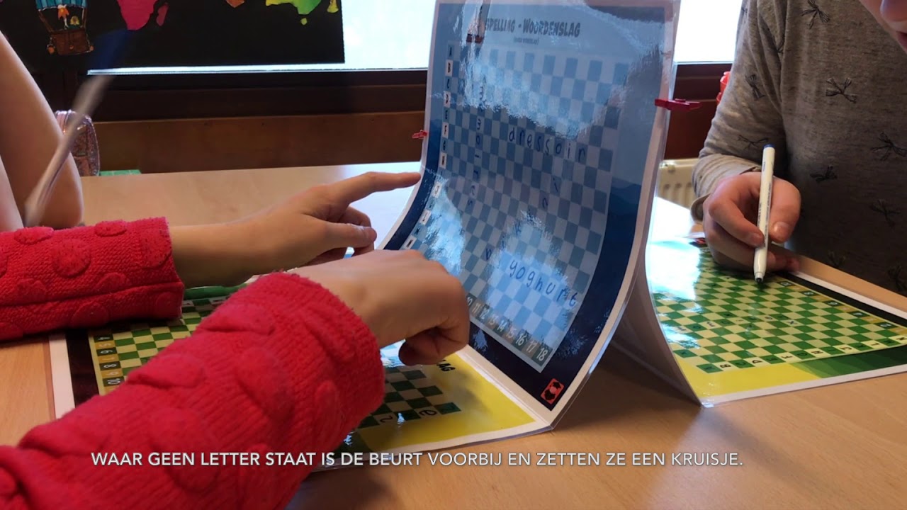 Meester Nicky TV - werkvormen - Spelling Woordenslag