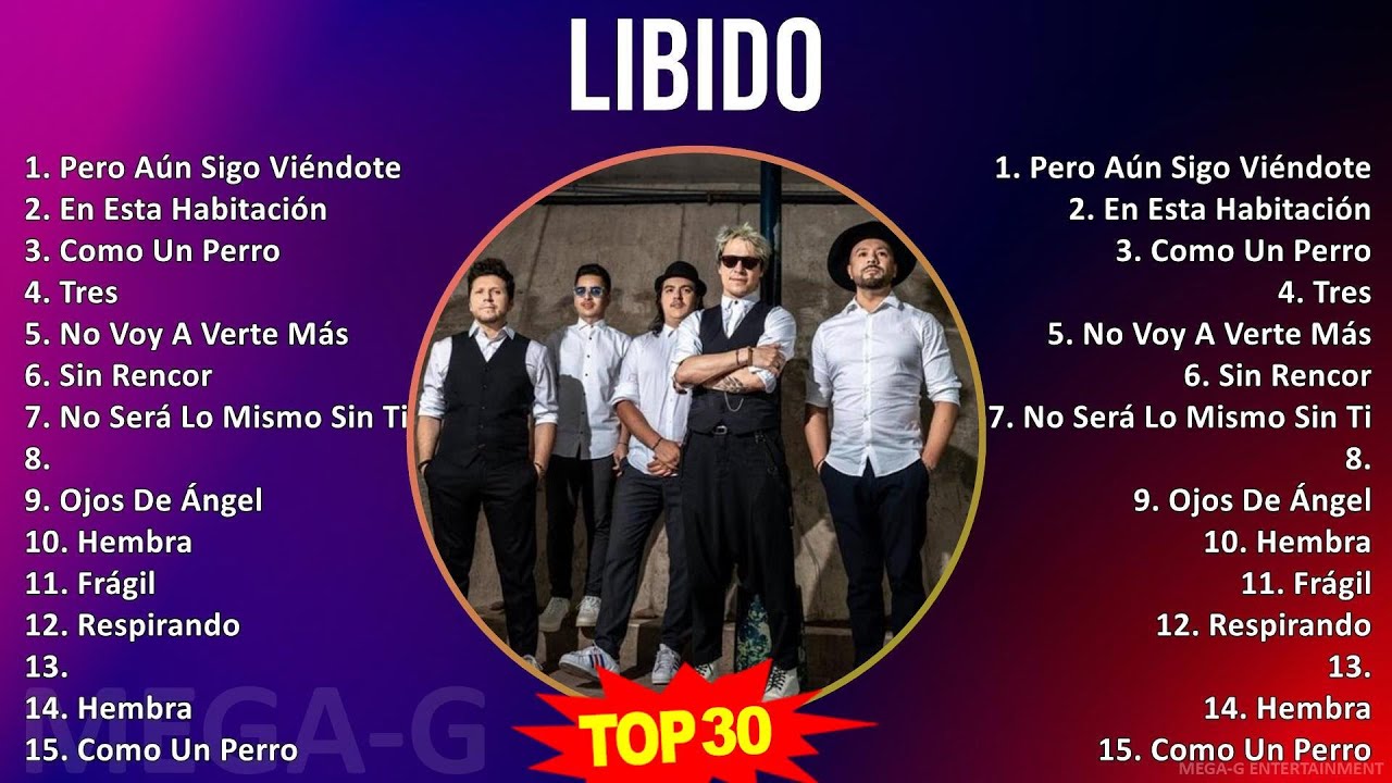 L i b i d o 2024 MIX Todas las Canciones ~ 1990s Music ~ Top Latin, Alternative Indie Rock, Lati...