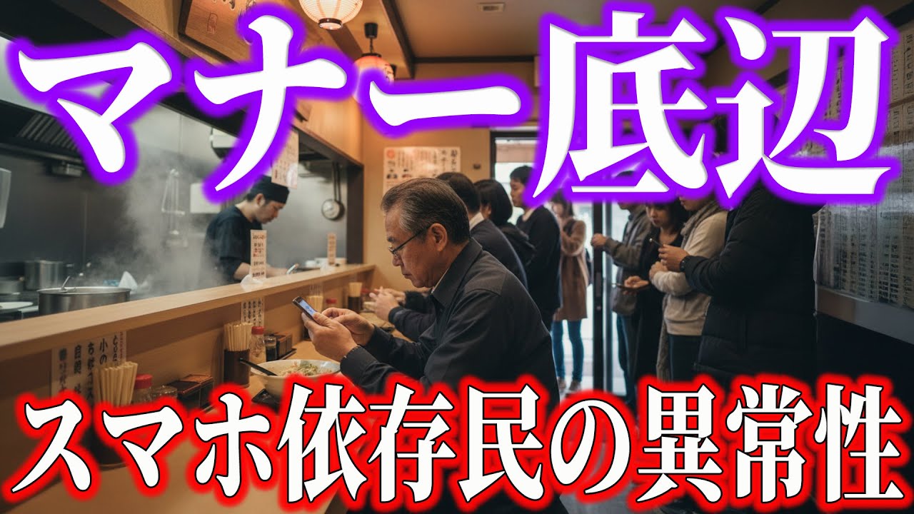 スマホ見ながらラーメン食うな！迷惑客への具体的な対策　ラーメン独りぶり語り vol.17