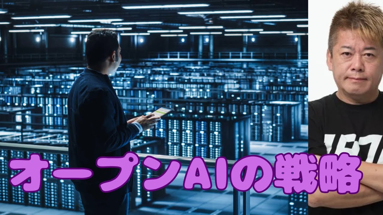 【ホリエモン】オープンAIの戦略とは？？