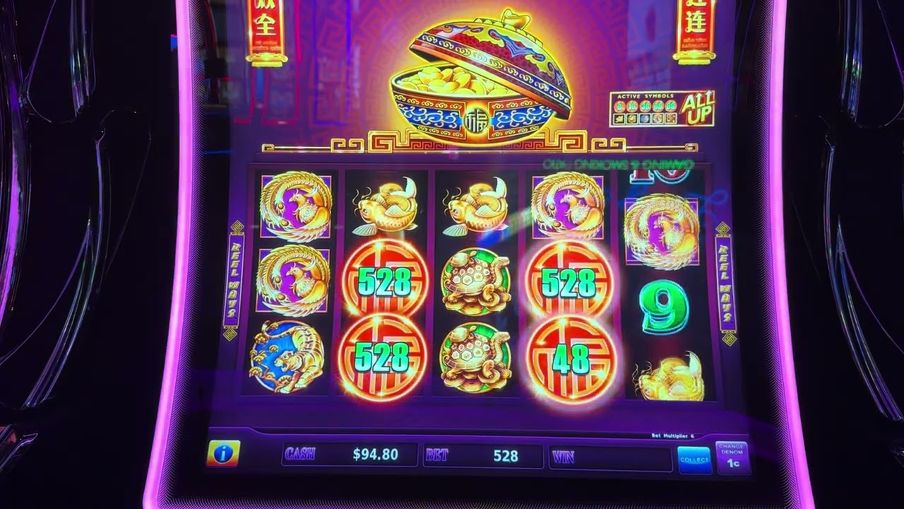 BIG WIN ON JIN JI BAO XI SLOT MACHINE!!!