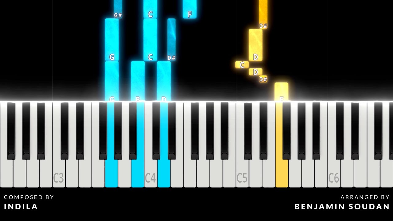 Indila - Dernière Danse | Easy Piano Tutorial