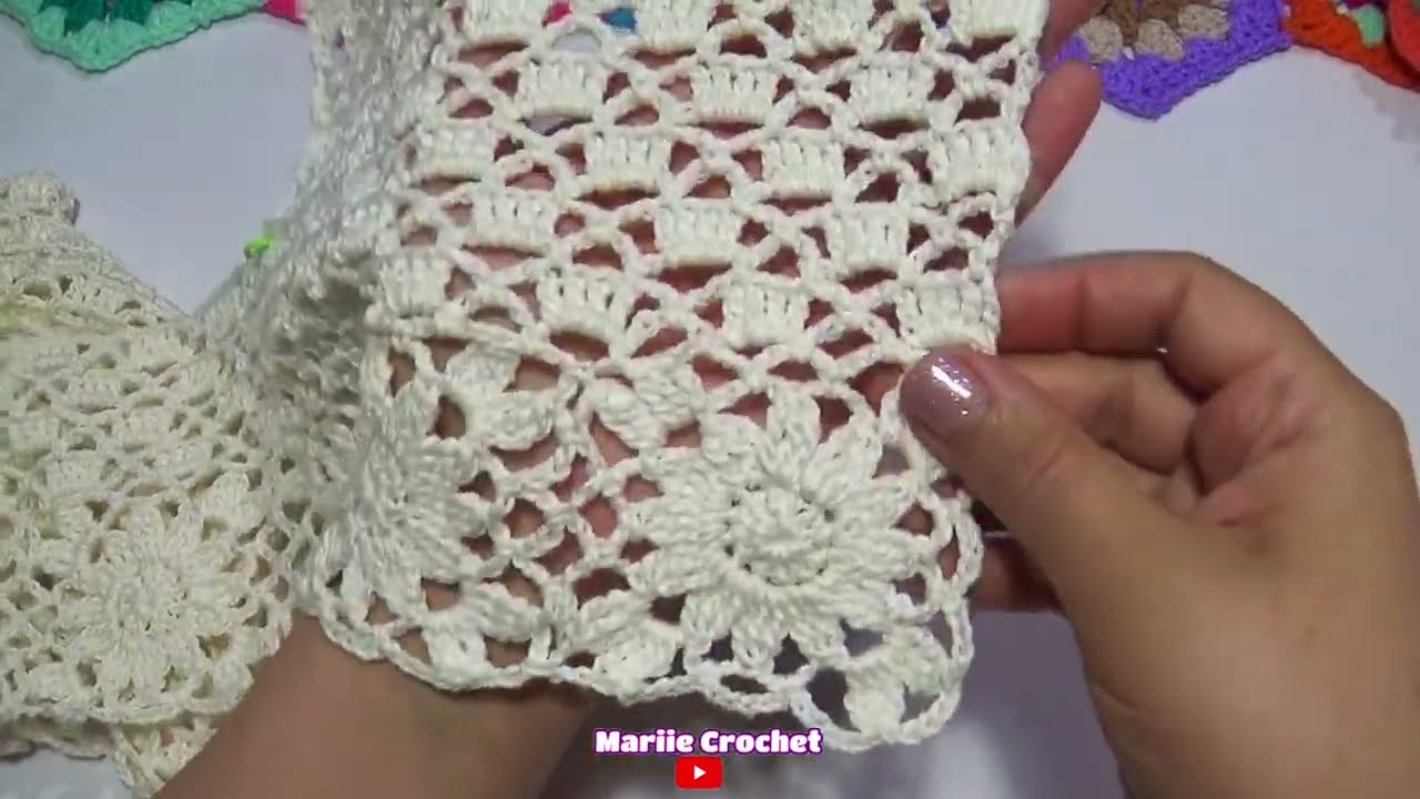 BLUSA MARIANA #4  TEJIDA A #CROCHET