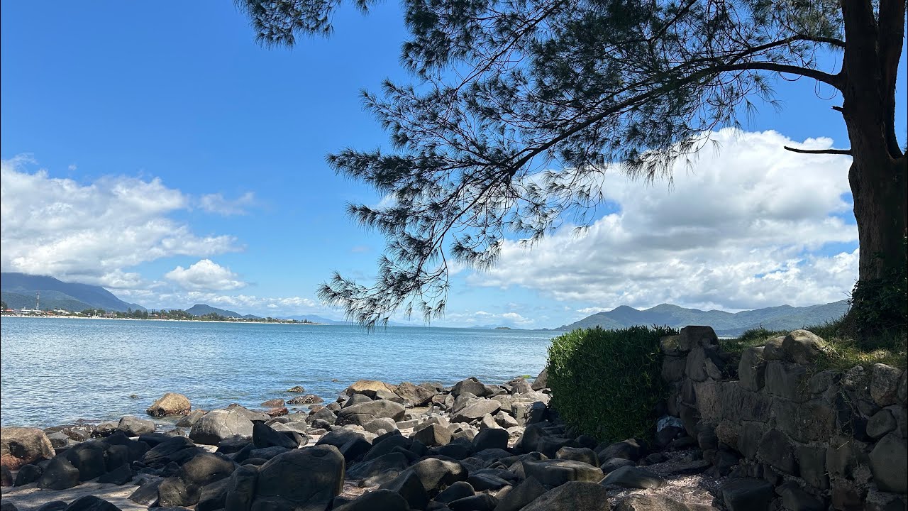 Trilha da Praia Ponta do Papagaio - Palhoça, Santa Catarina🇧🇷
