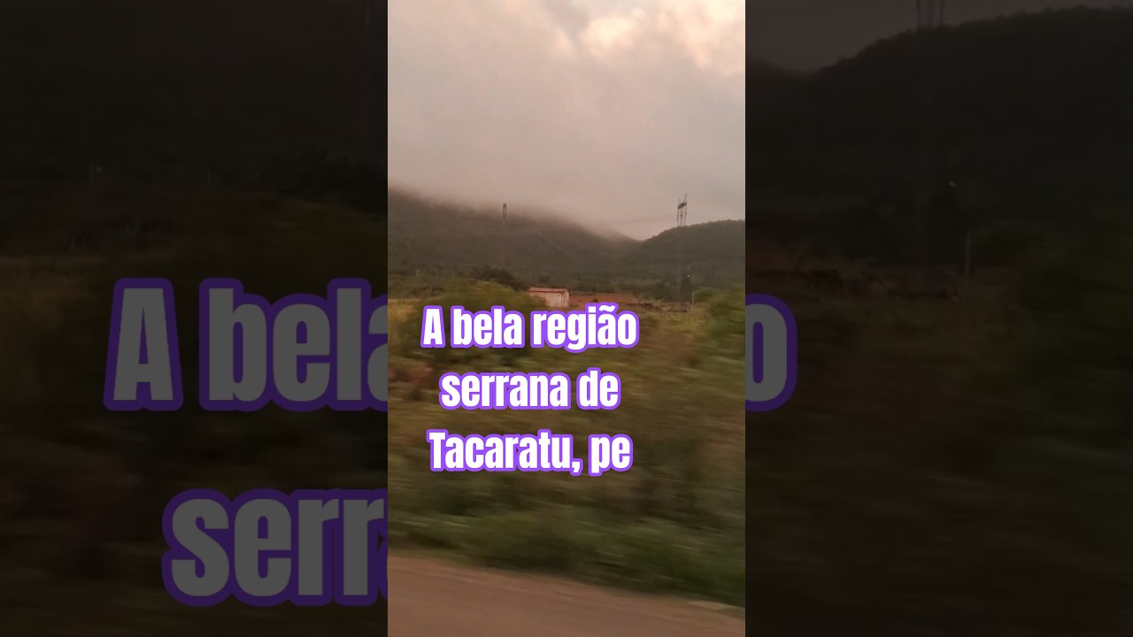 A LINDA REGI&Atilde;O SERRANA DE TACARATU, O PARA&Iacute;SO DO SERT&Atilde;O PERNAMBUCANO