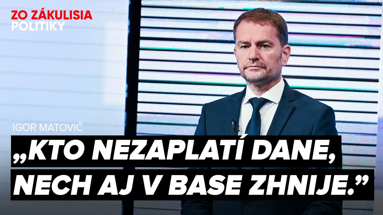 Matovič: Fico ver&iacute;, že jeho voliči s&uacute; tup&iacute;, to je jeho politika