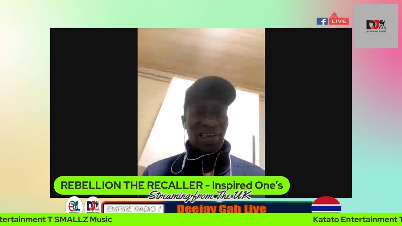 REBELLION THE RECALLER - Inspired One’s-Gam Reggae Foundation