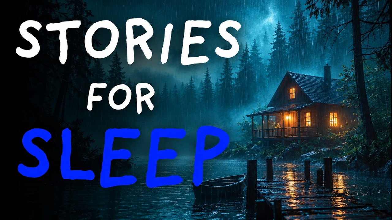 True Scary Stories Told to the Sound of Rain | Relax and Fall Asleep Quickly | Black Screen Vol. 118