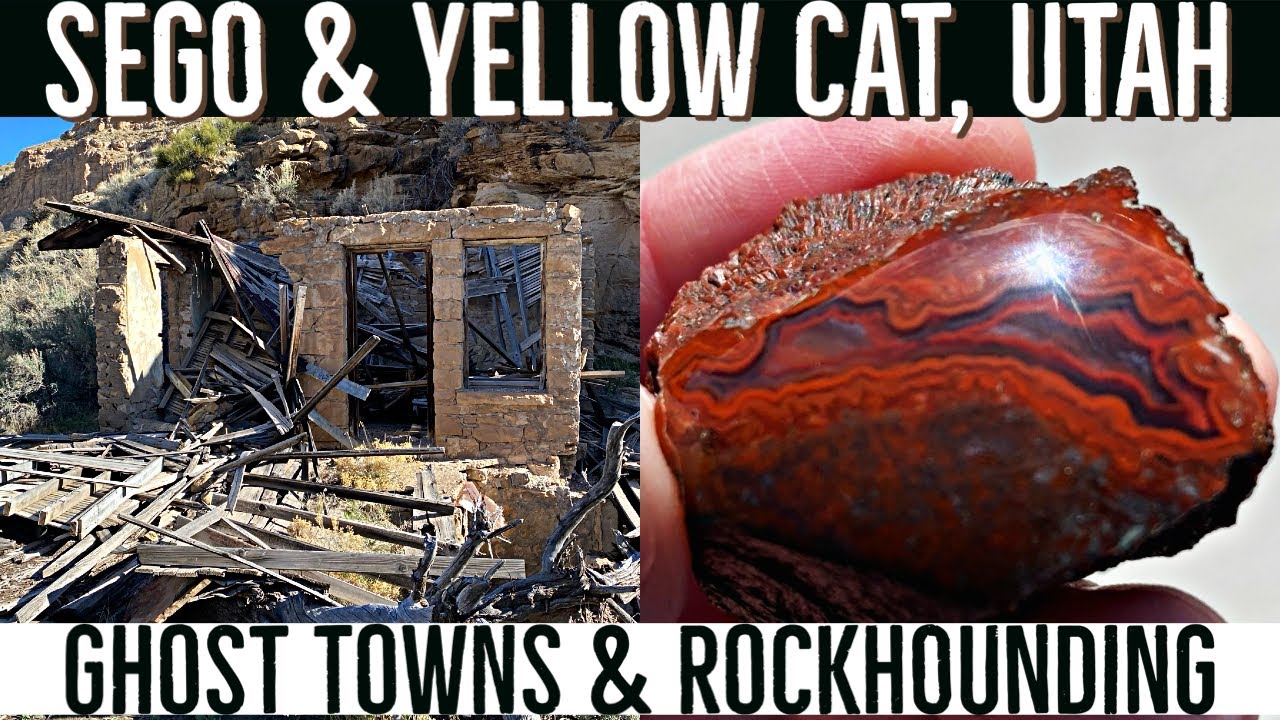 Exploring Sego Ghost Town & Rockhounding Yellow Cat for Agate