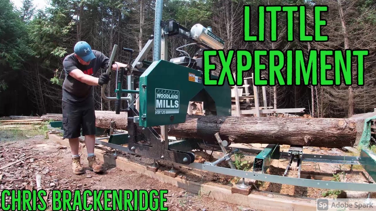 Woodland Mills Sawmill - Cutting Cedar With A Hardwood Blade