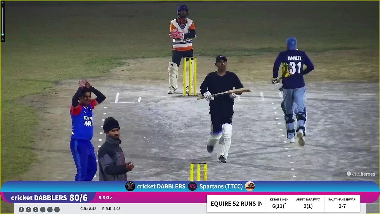 Spartans (TTCC) vs cricket DABBLERS