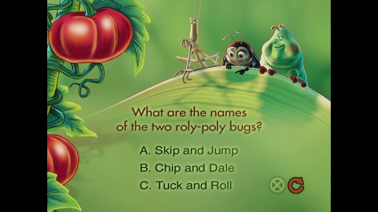A Bug's Land Part 1 Trivia Game DVD Gameplay