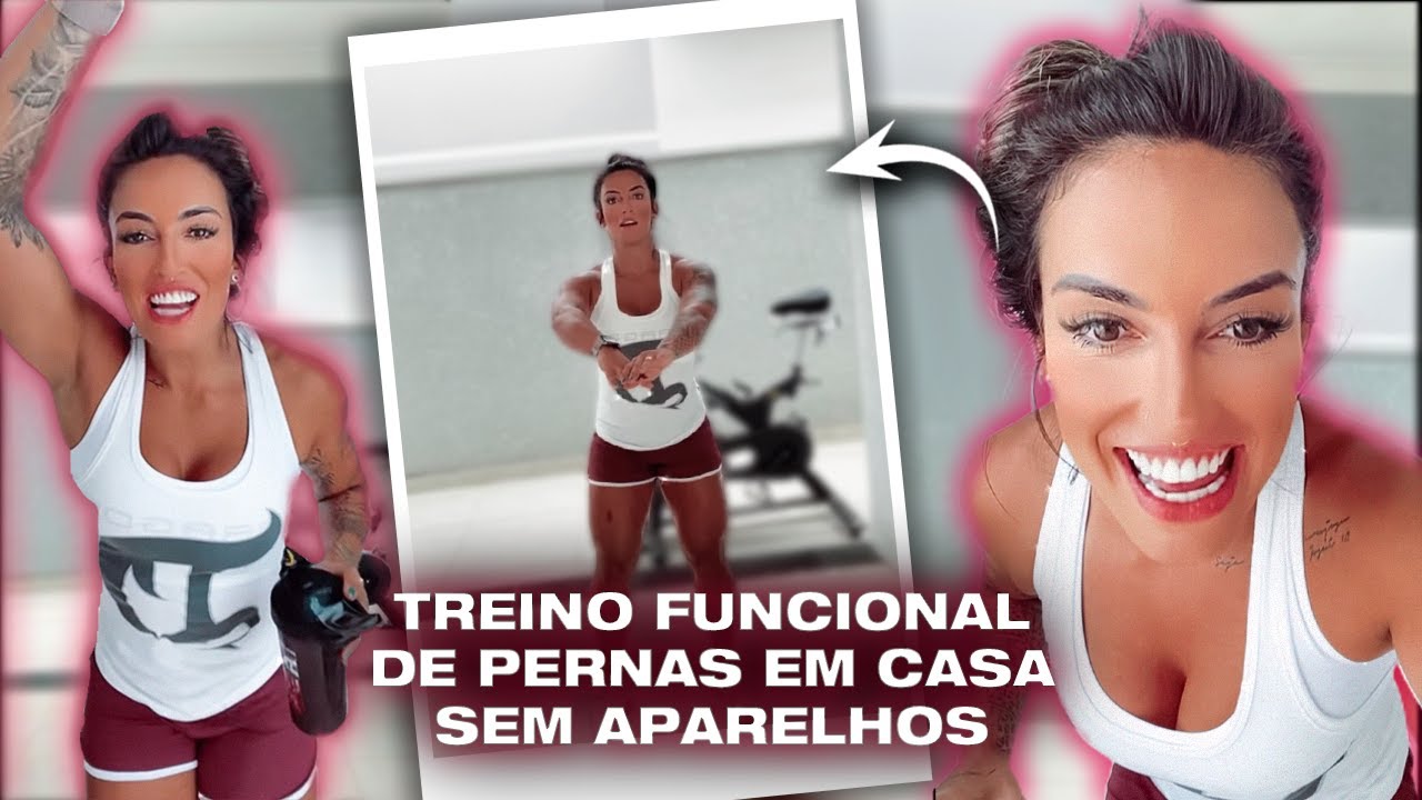TREINO FUNCIONAL DE PERNAS EM CASA SEM APARELHOS  - PRA FAZER JUNTO