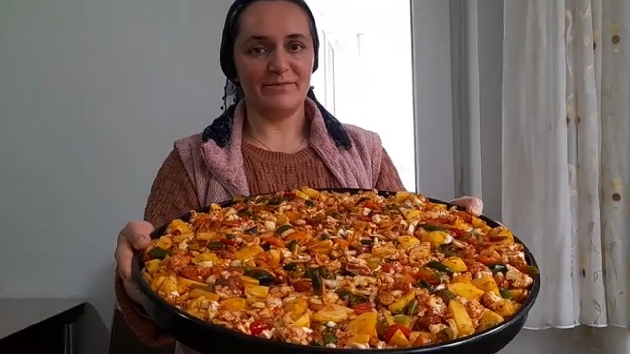 Bol vitaminli sebze yemeği🥦🍅🫑🥔