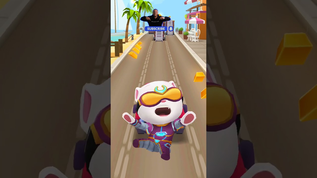 Cyber Angela Gold Run in Full HD 4K #shorts #viral