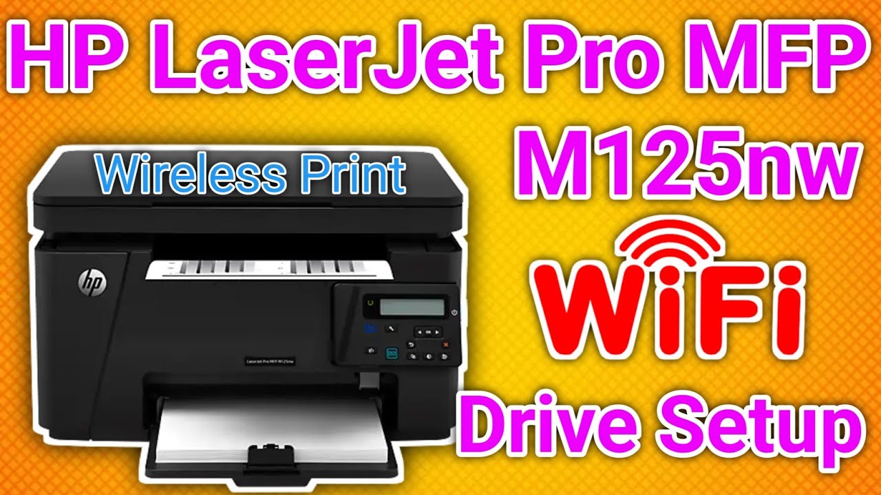 Загрузка и установка драйвера Wi-Fi для МФУ HP LaserJet Pro MFP M125nw. Настройка беспроводной пе...